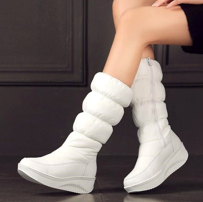 Wasserdichte Winter-Daunen Schneestiefel – Warm, rutschfest & ultrabequem