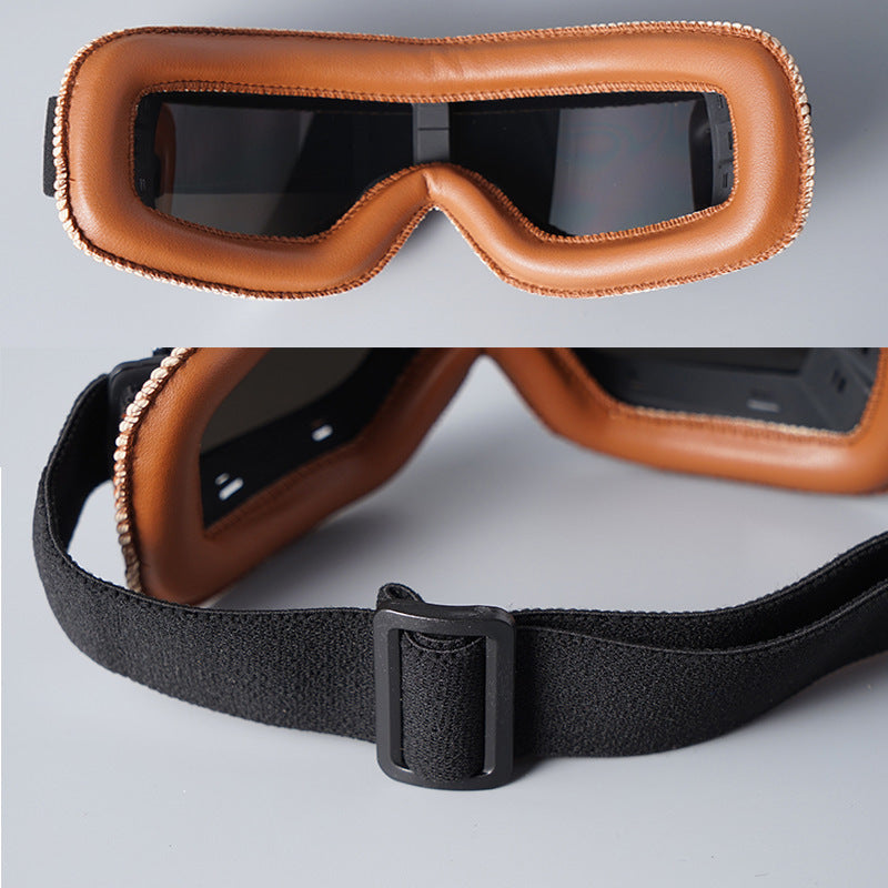 Retro Style Motorradbrille – Prince Edition