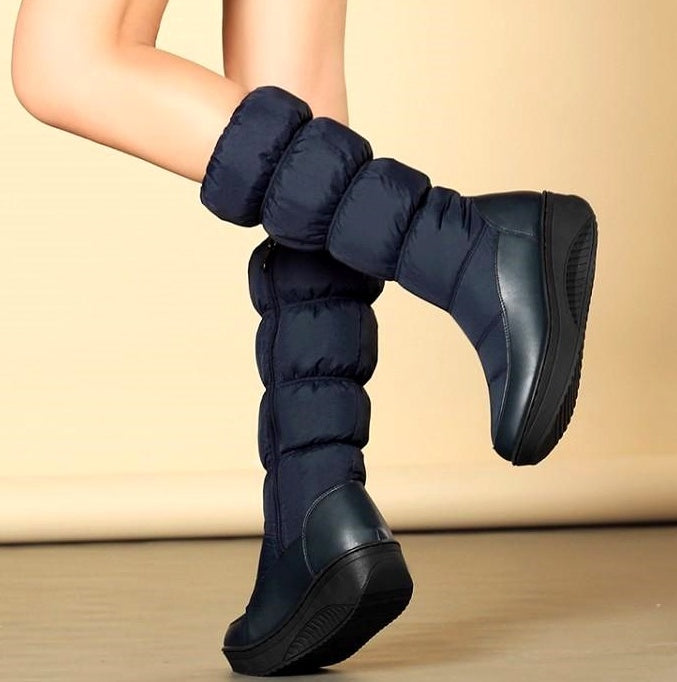 Wasserdichte Winter-Daunen Schneestiefel – Warm, rutschfest & ultrabequem