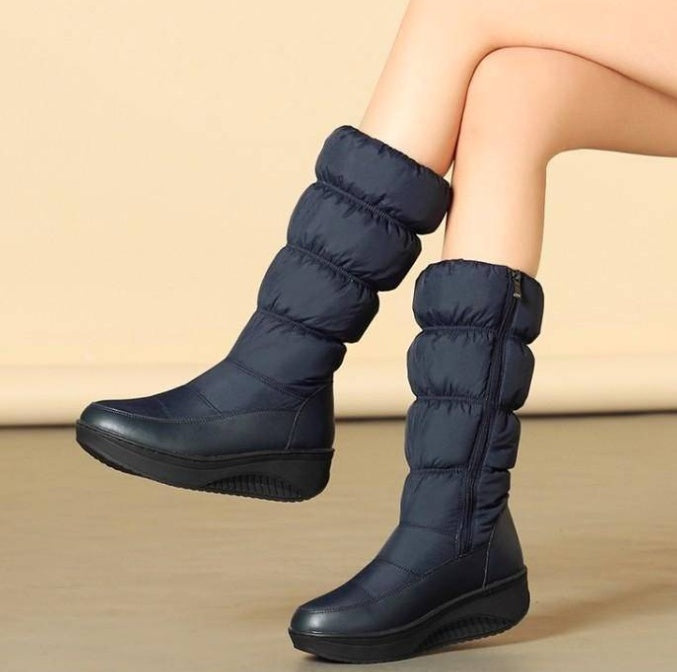 Wasserdichte Winter-Daunen Schneestiefel – Warm, rutschfest & ultrabequem