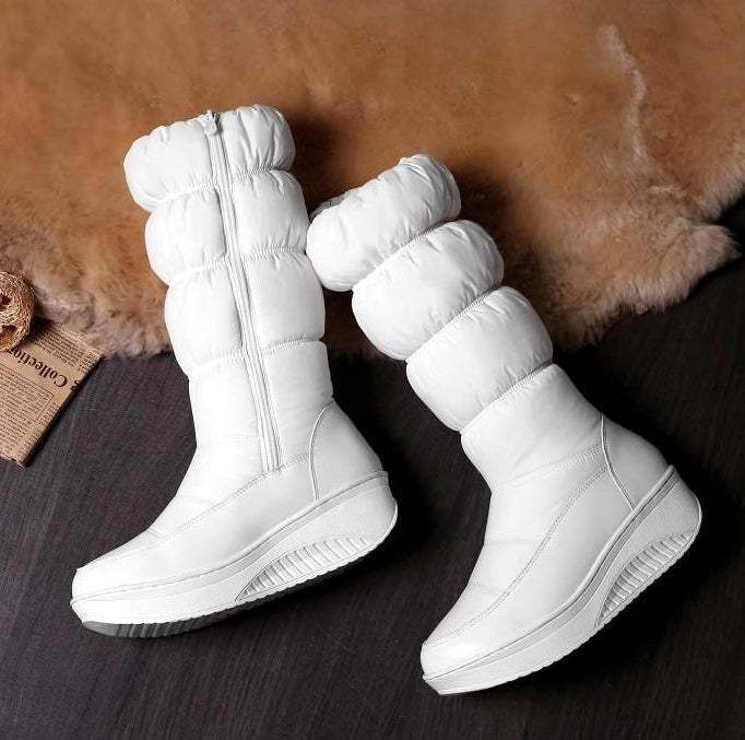 Wasserdichte Winter-Daunen Schneestiefel – Warm, rutschfest & ultrabequem