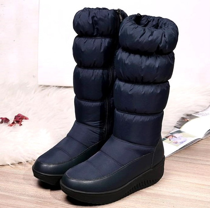 Wasserdichte Winter-Daunen Schneestiefel – Warm, rutschfest & ultrabequem