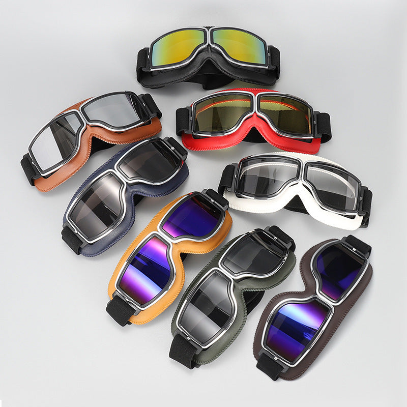 Retro Style Motorradbrille – Prince Edition