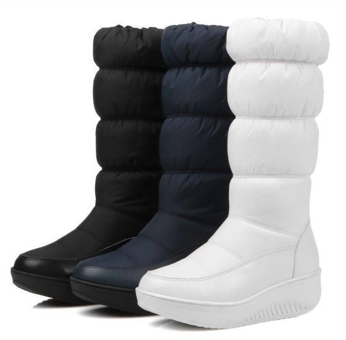 Wasserdichte Winter-Daunen Schneestiefel – Warm, rutschfest & ultrabequem