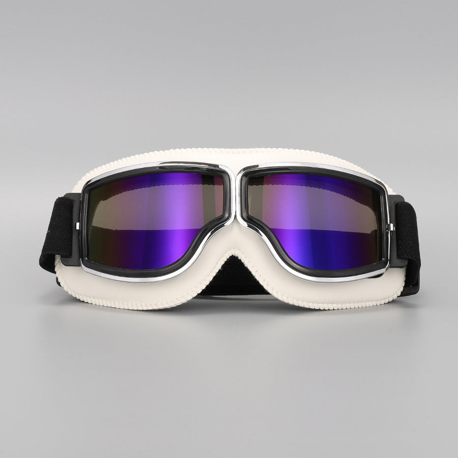 Retro Style Motorradbrille – Prince Edition