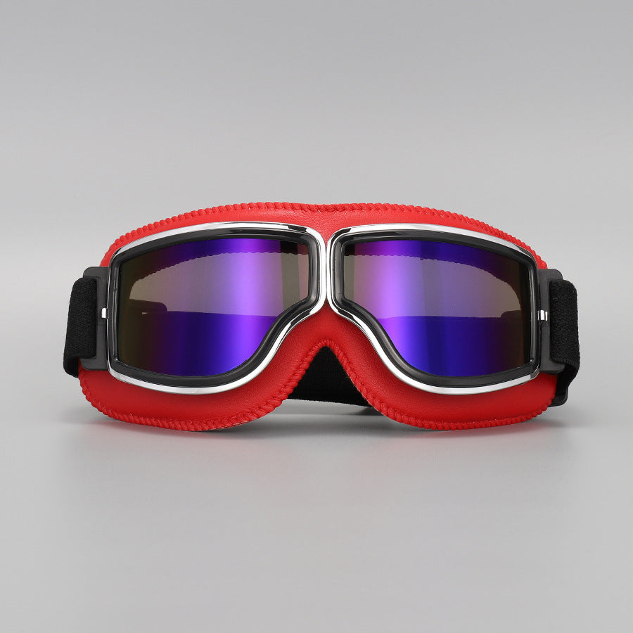 Retro Style Motorradbrille – Prince Edition