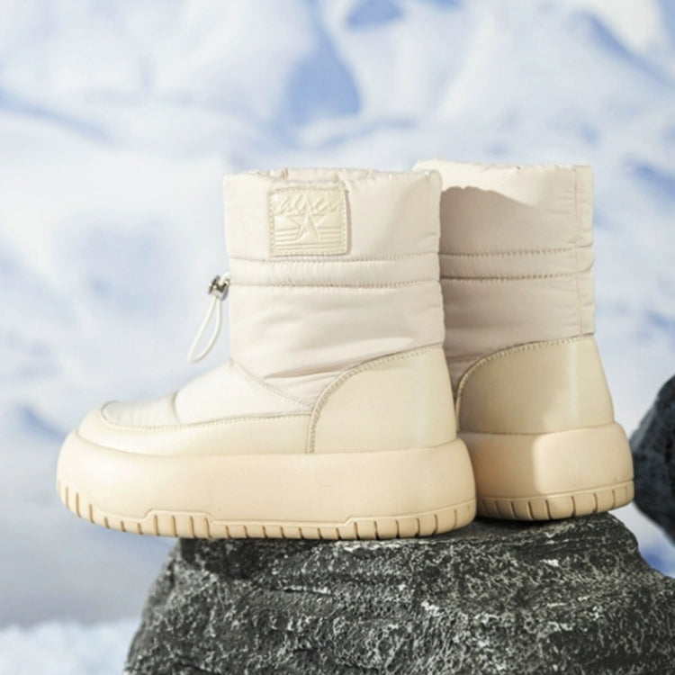 Retro Outdoor Snow Boots für Damen – Gefütterte Winterstiefel aus Kunstleder | Warm, rutschfest, robust
