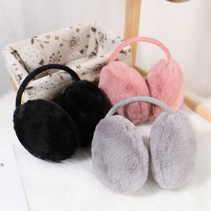 Plüsch Ohrenschützer Winter für Damen und Kinder | Warm & weich