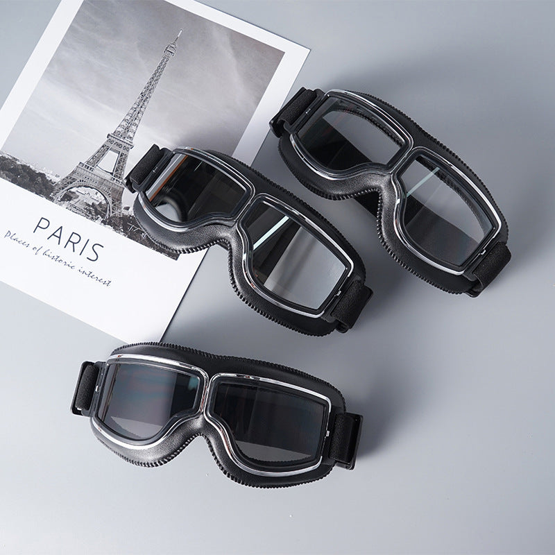 Retro Style Motorradbrille – Prince Edition