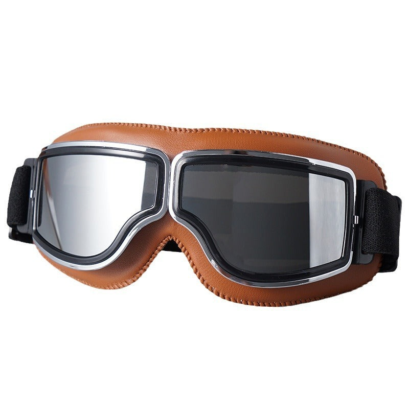 Retro Style Motorradbrille – Prince Edition