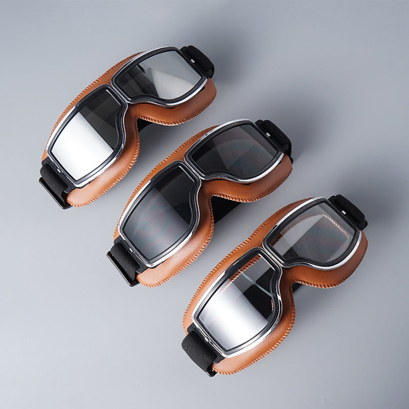 Retro Style Motorradbrille – Prince Edition